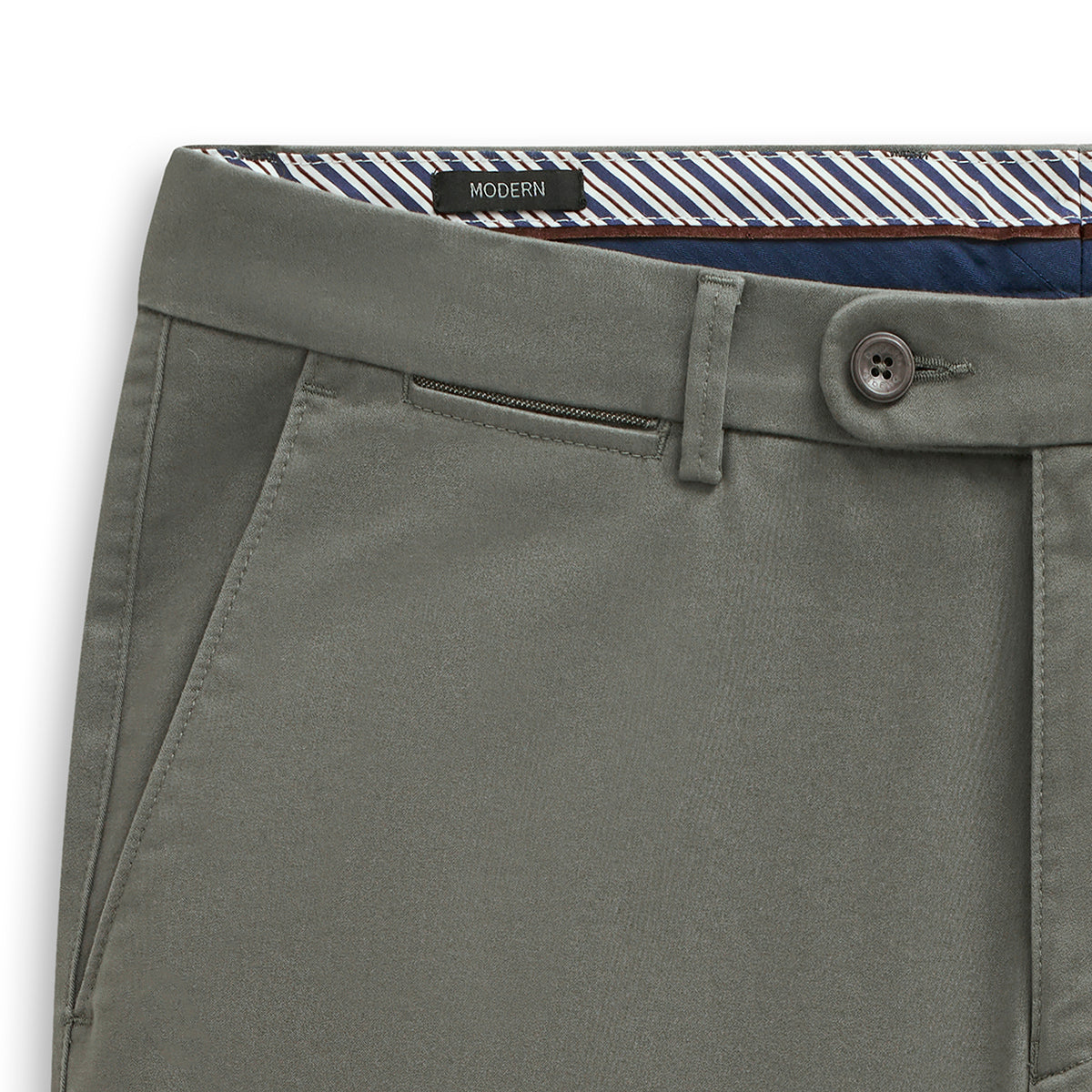 BUGATTI LUXURY STRETCH CHINO - SAGE GREEN