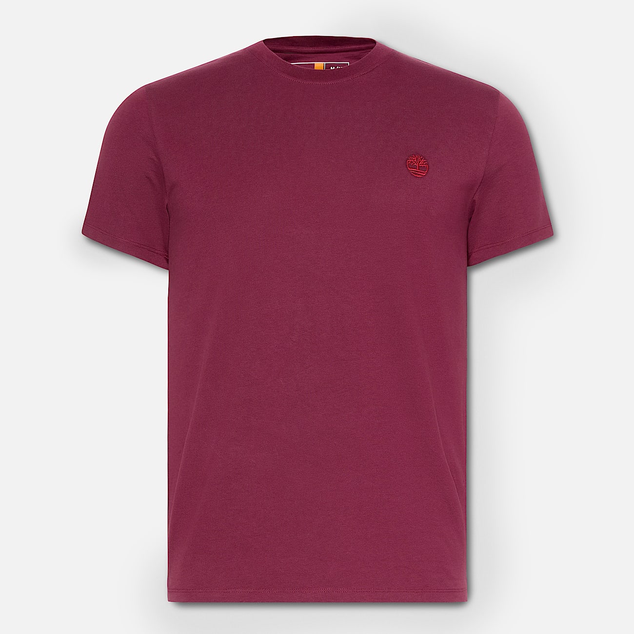 TIMBERLAND SMALL LOGO T-SHIRT  - BURGUNDY