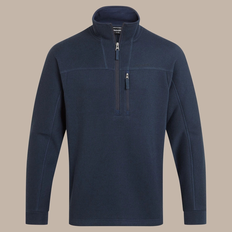CRAGHOPPER TORNEY 1/4 ZIP FLEECE - NAVY