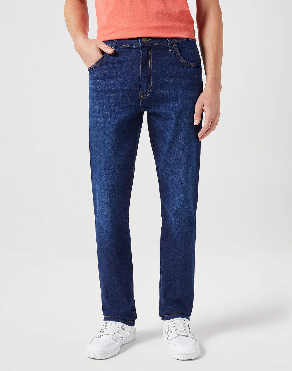 WRANGLES TEXAS SLIM 822 NIGHT SHADE - BLUE DENIM