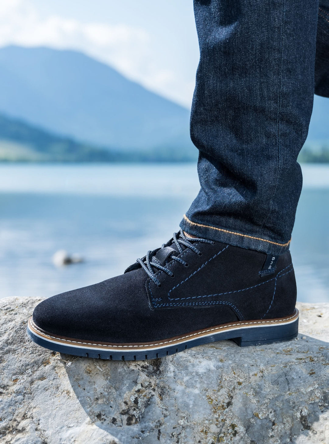 BUGATTI CAJ BOOT (331-8373H-1400/4100) -NAVY
