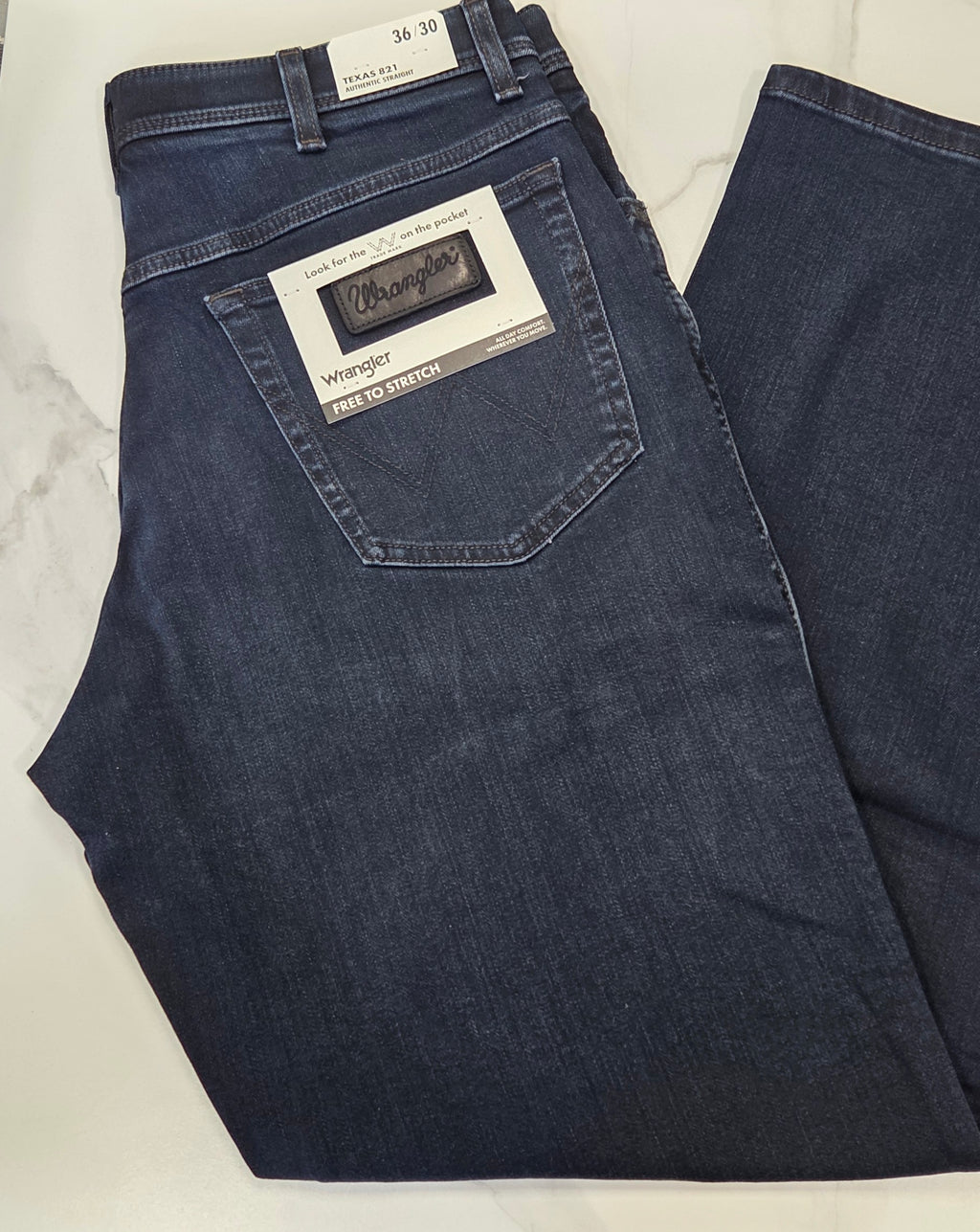 WRANGLER TEXAS 821 MIDNIGHT RODEO - DARK DENIM