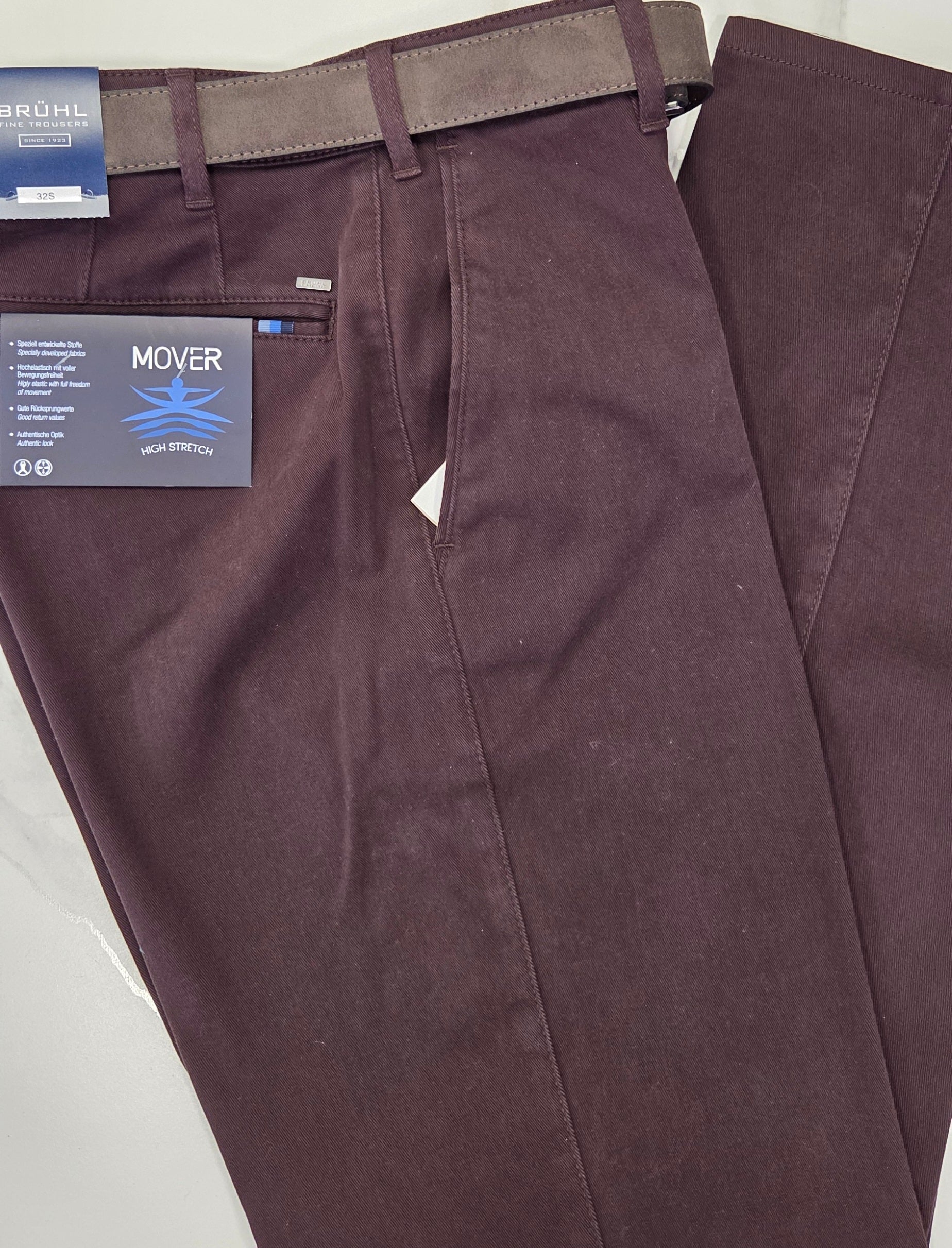 BRUHL PARMA B TROUSERS ( 0585-185970-092/890) - BROWN