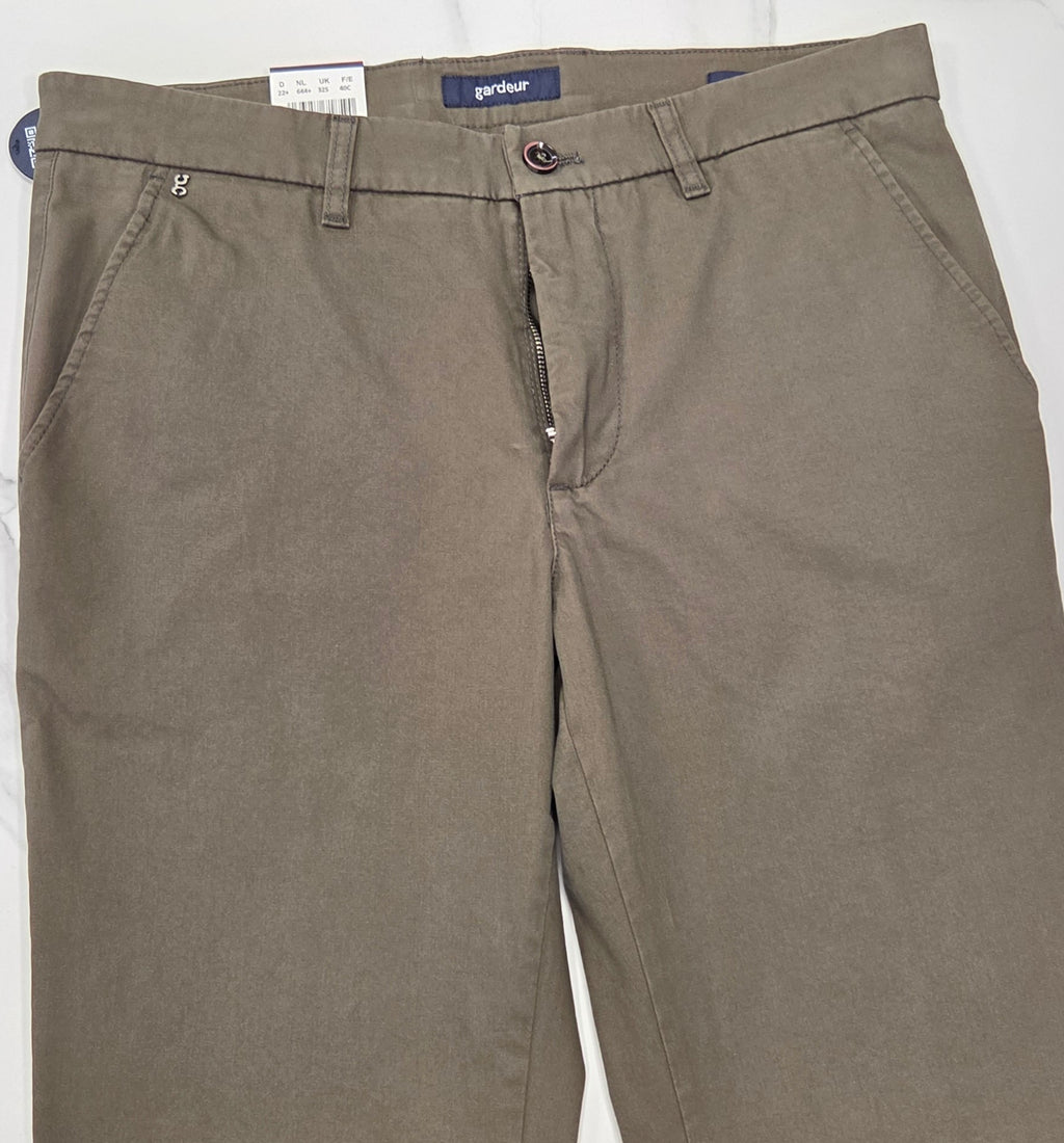 GARDEUR BONO SLIM CHINO TROUSER(4188861//1074) - KHAKI