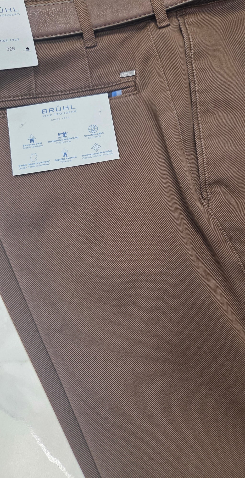 BRUHL PARMA B TROUSERS (0585-186550-092) - BROWN