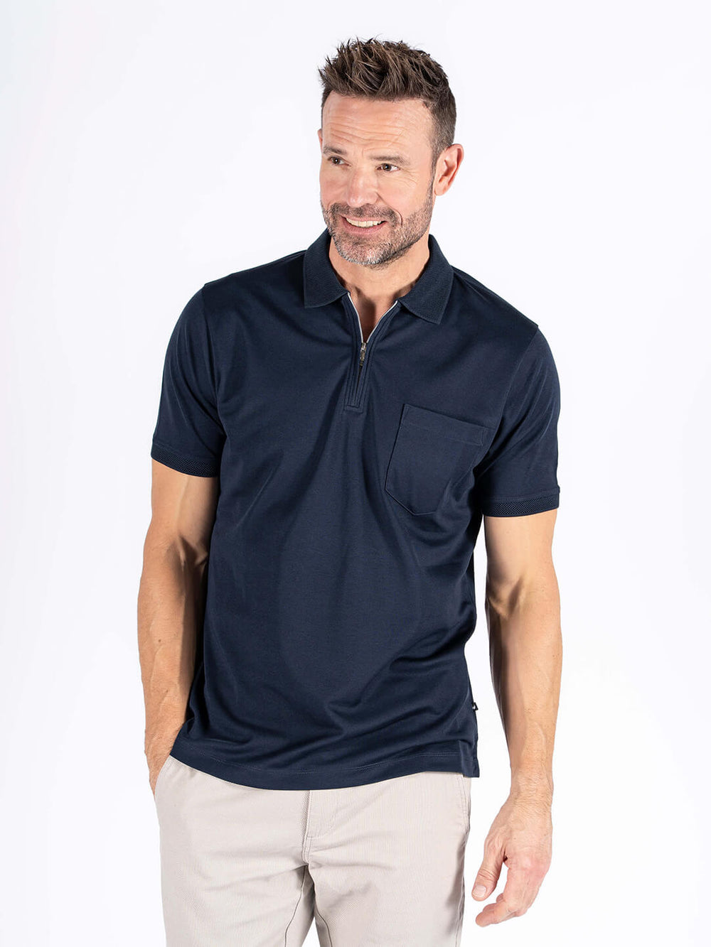 PRE END SAILOR POLO SHIRT - NAVY