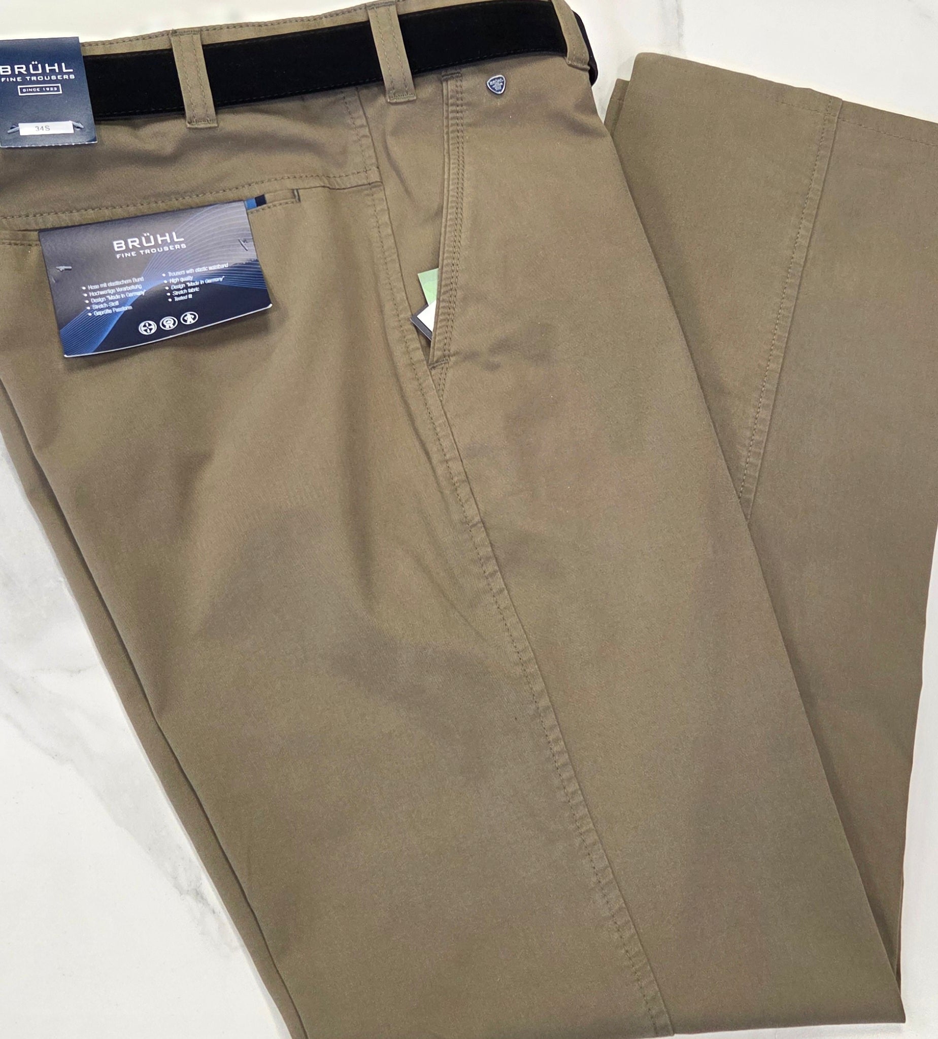 BRUHL CATANIA B TROUSERS (0373-184530-092/450) - GREEN