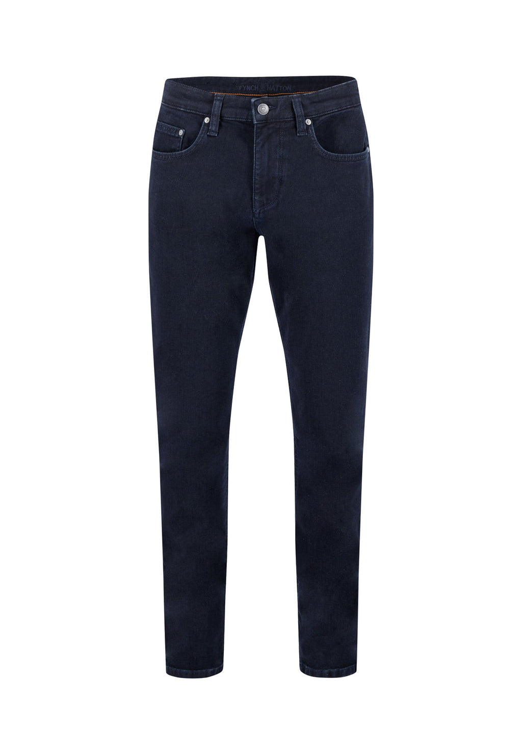 FYNCH HATTON STRETCH JEANS - BLUE/BLACK DENIM