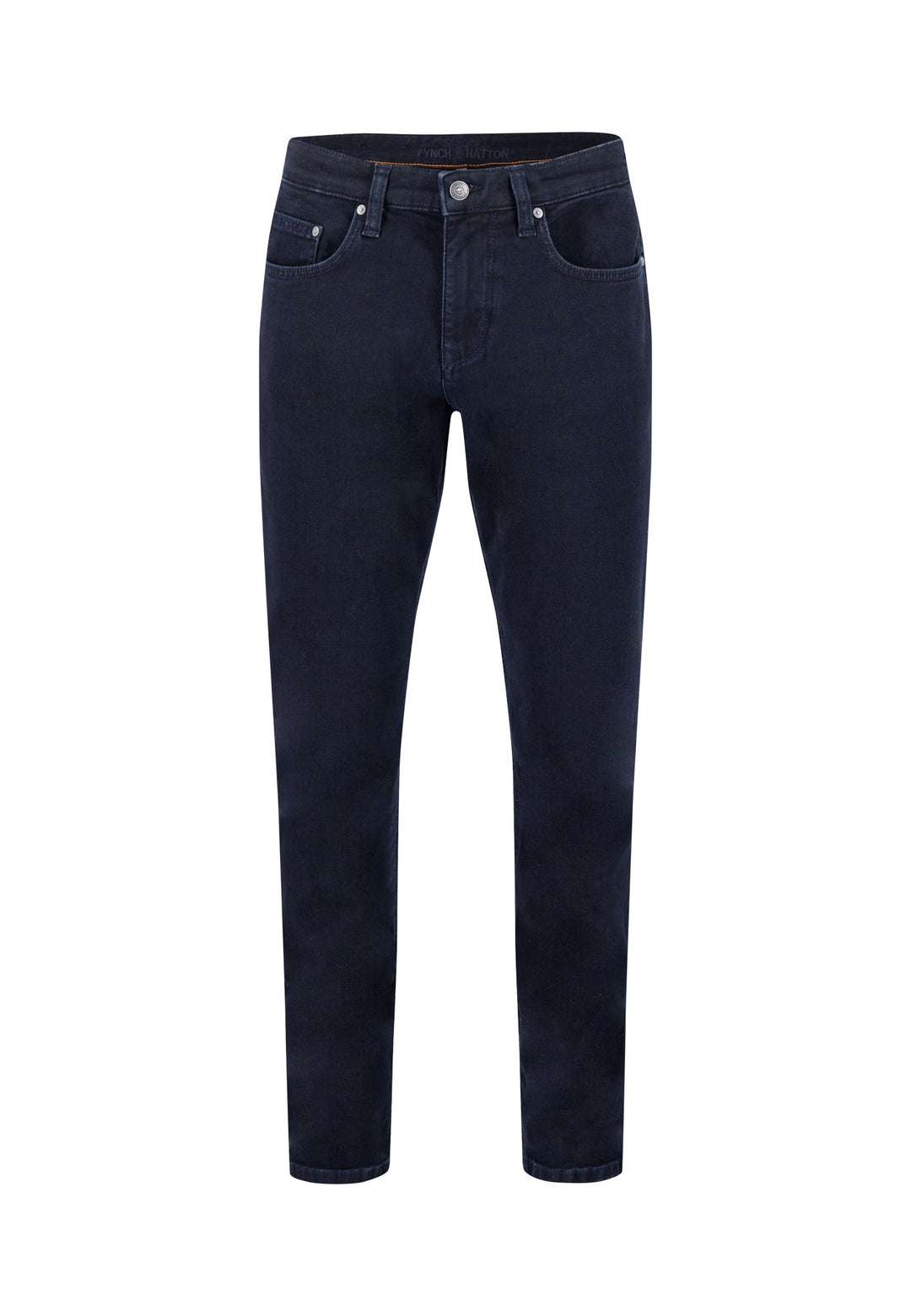 FYNCH HATTON STRETCH JEANS - BLUE/BLACK DENIM