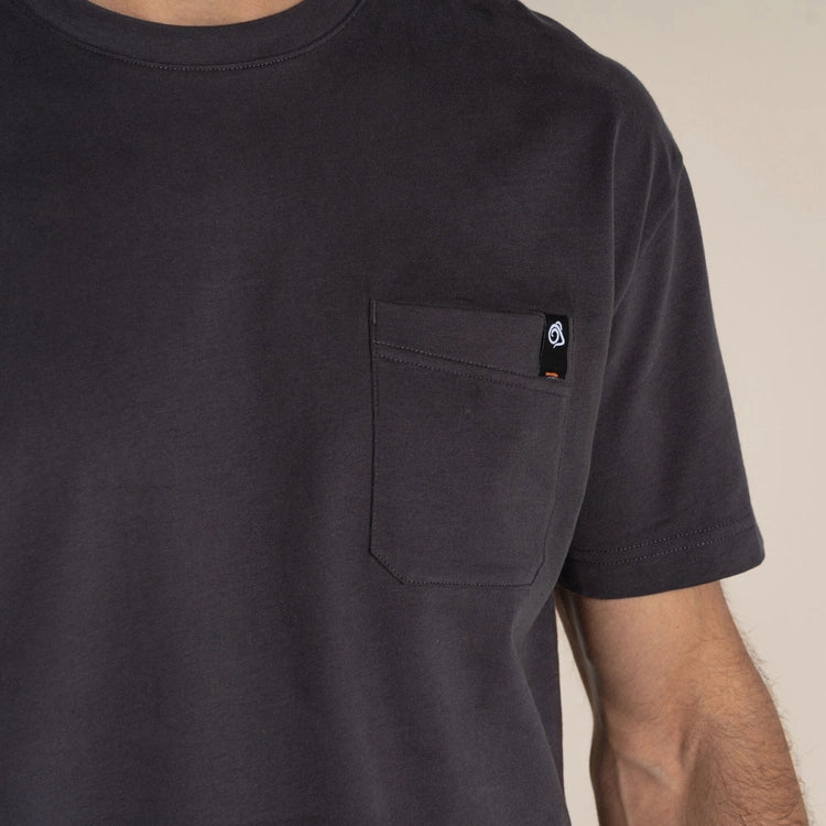 CRAGHOPPERS WAKEFIELD T-SHIRT - SLATE GREY
