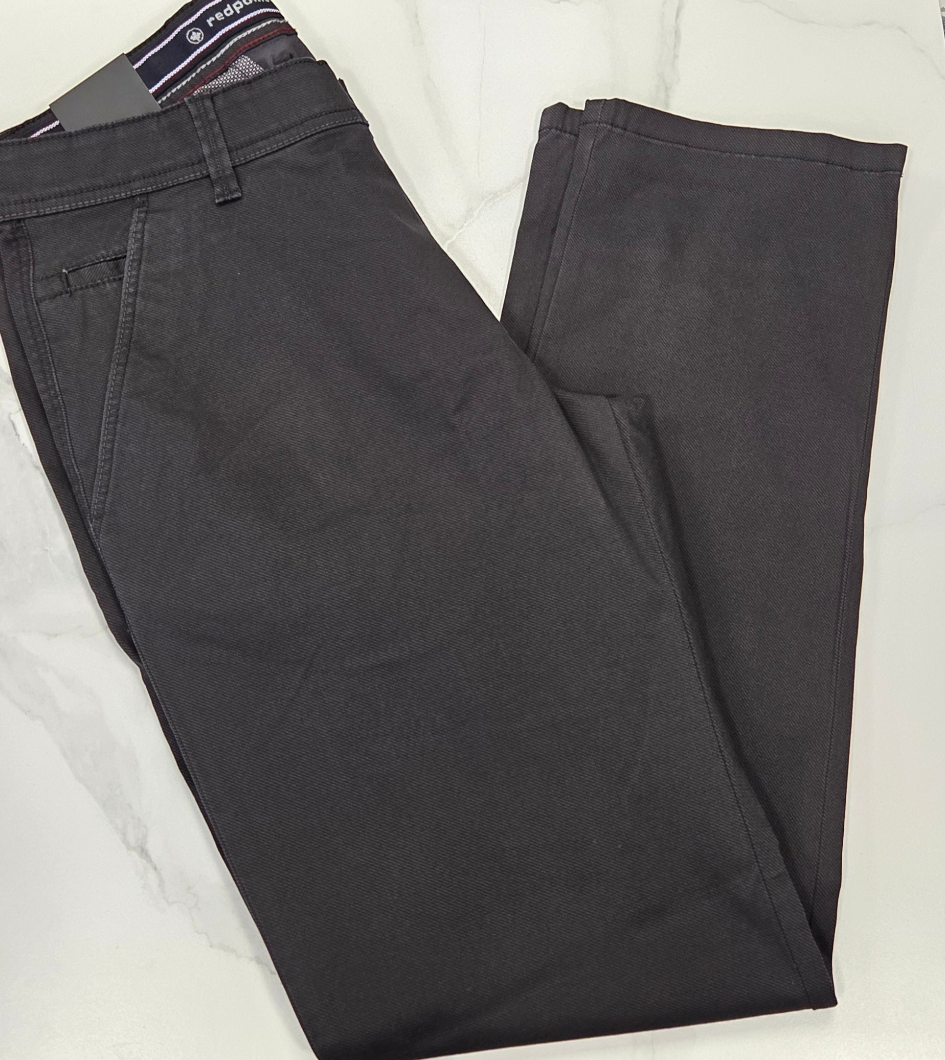 REDPOINT ODESSA RELAXED FIT CHINO (80098/7759/400-1100) -CHARCOAL