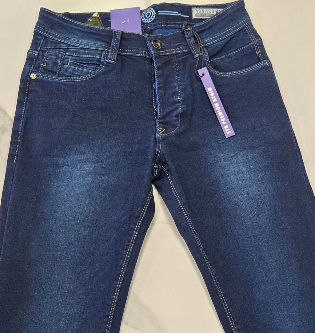 ETO DENIM HYPER STRETCH DENIMS - MID WASH