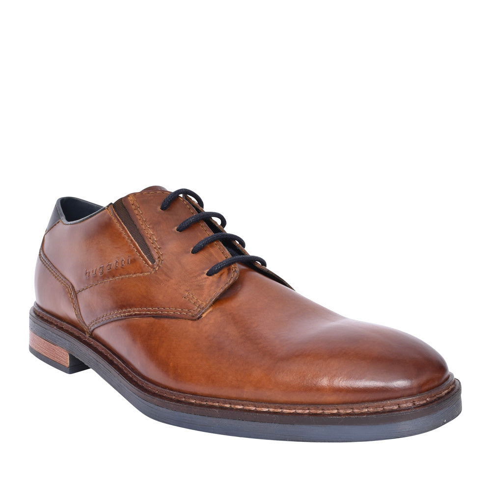 BUGATTI MAIK EXKO WIDE FIT/REMOVABLE INSOLE- TAN