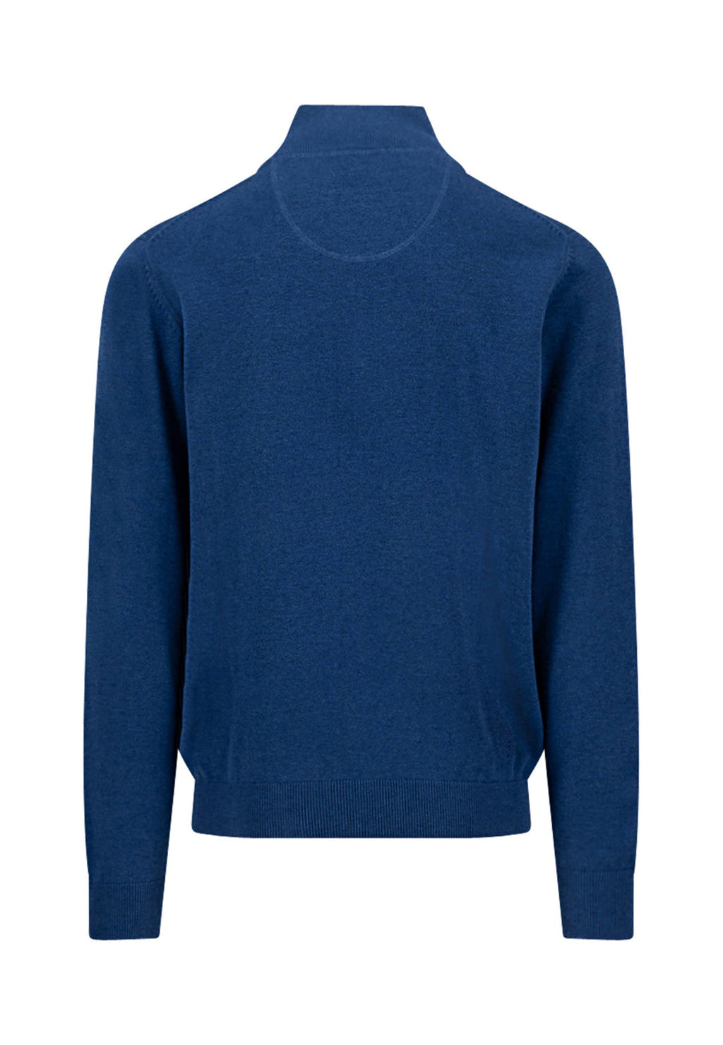 FYNCH HATTON 1/4 ZIP KNITWEAR (1613215/672) - MIDNIGHT