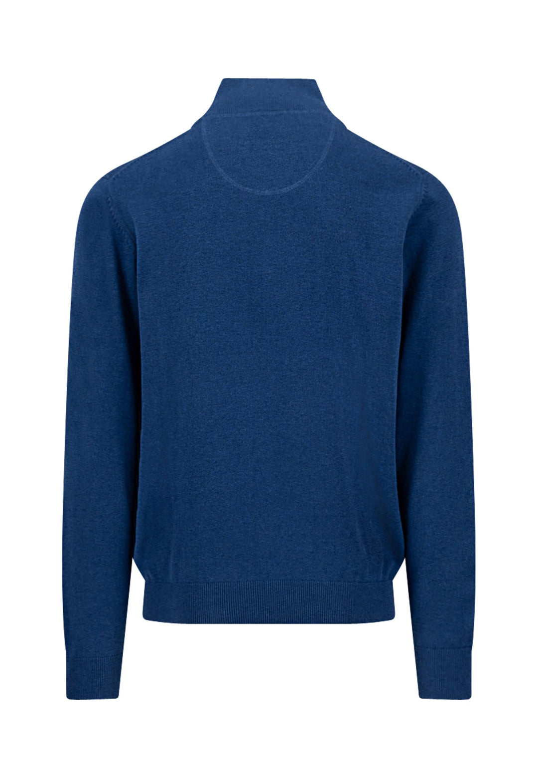 FYNCH HATTON 1/4 ZIP KNITWEAR (1613215/672) - MIDNIGHT