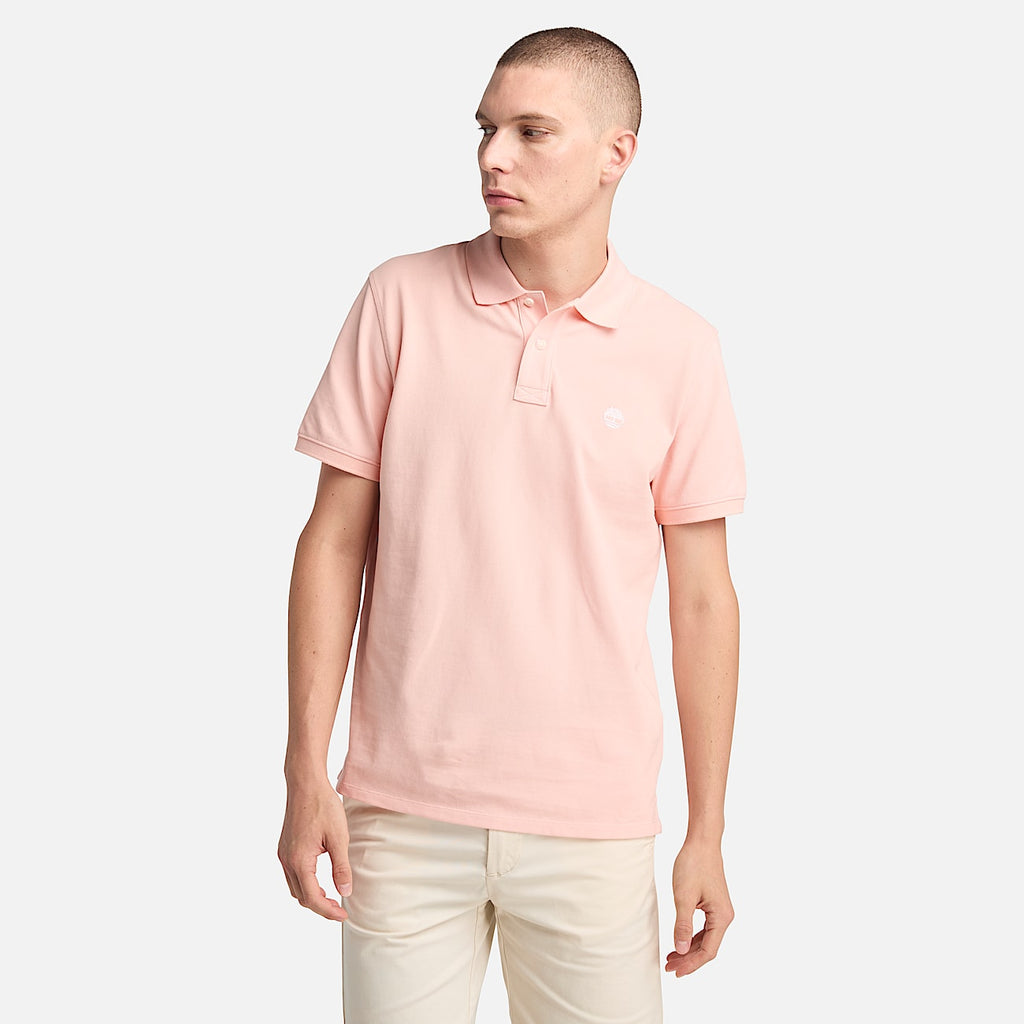 TIMBERLAND PIQUE POLO SHIRT (TB0A6VDP) - CORAL
