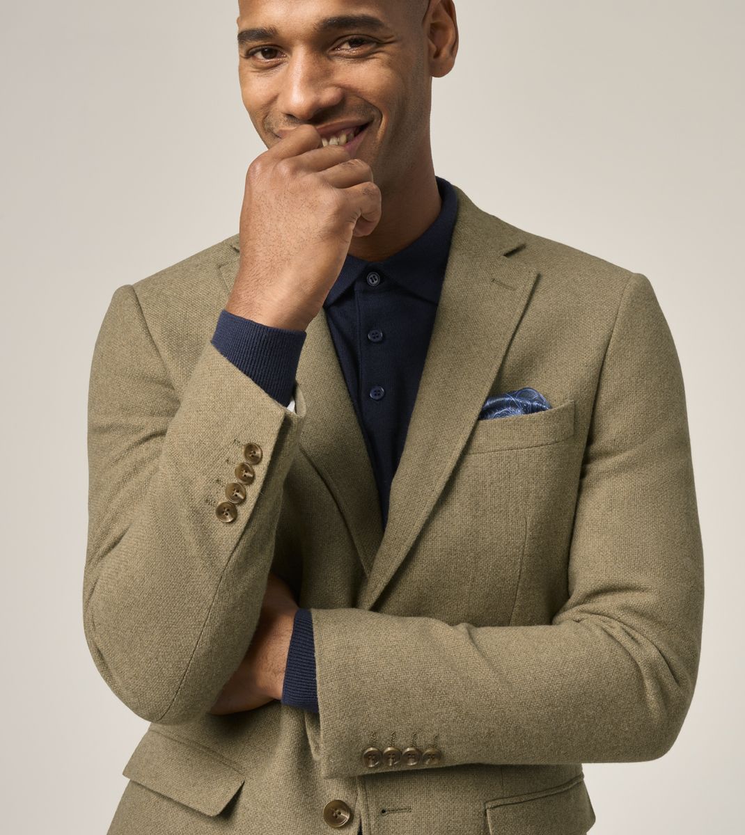 SKOPES REINER TEXTURED BLAZER (MM4686) - SAGE