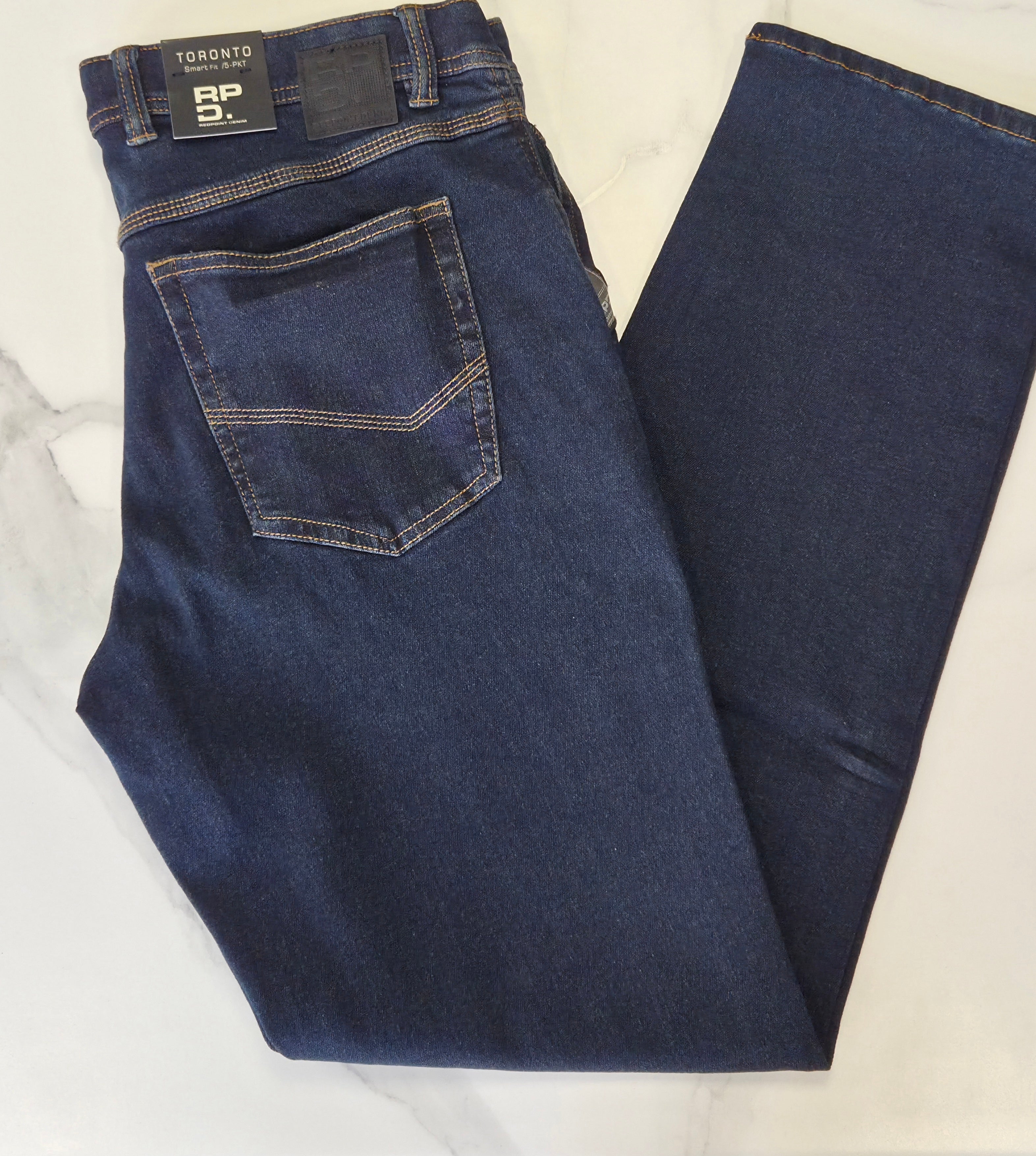 REDPOINT TORONTO 5 POCKET JEAN (4300) - DARK WASH