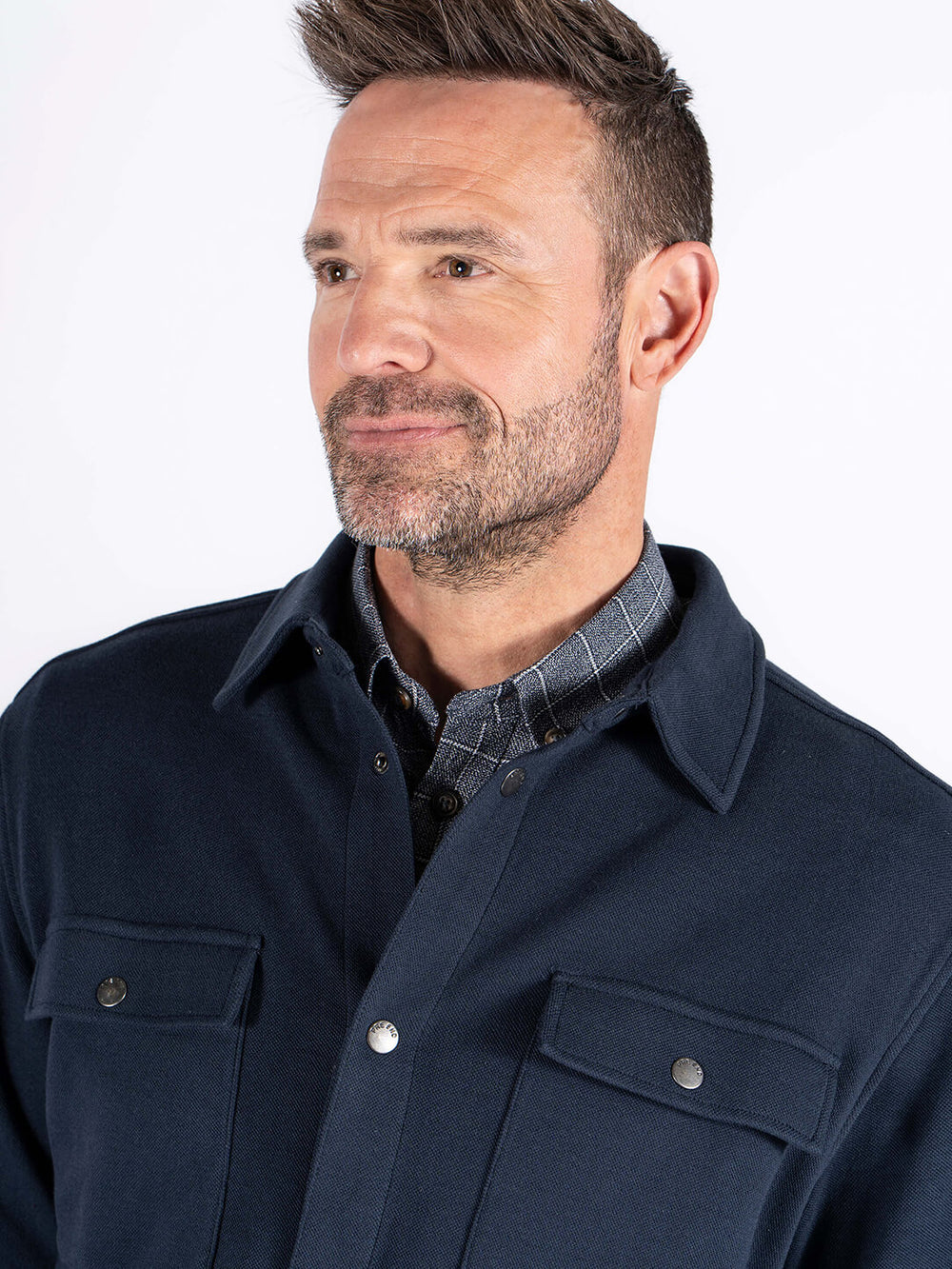 PRE END JESTER OVERSHIRT - NAVY