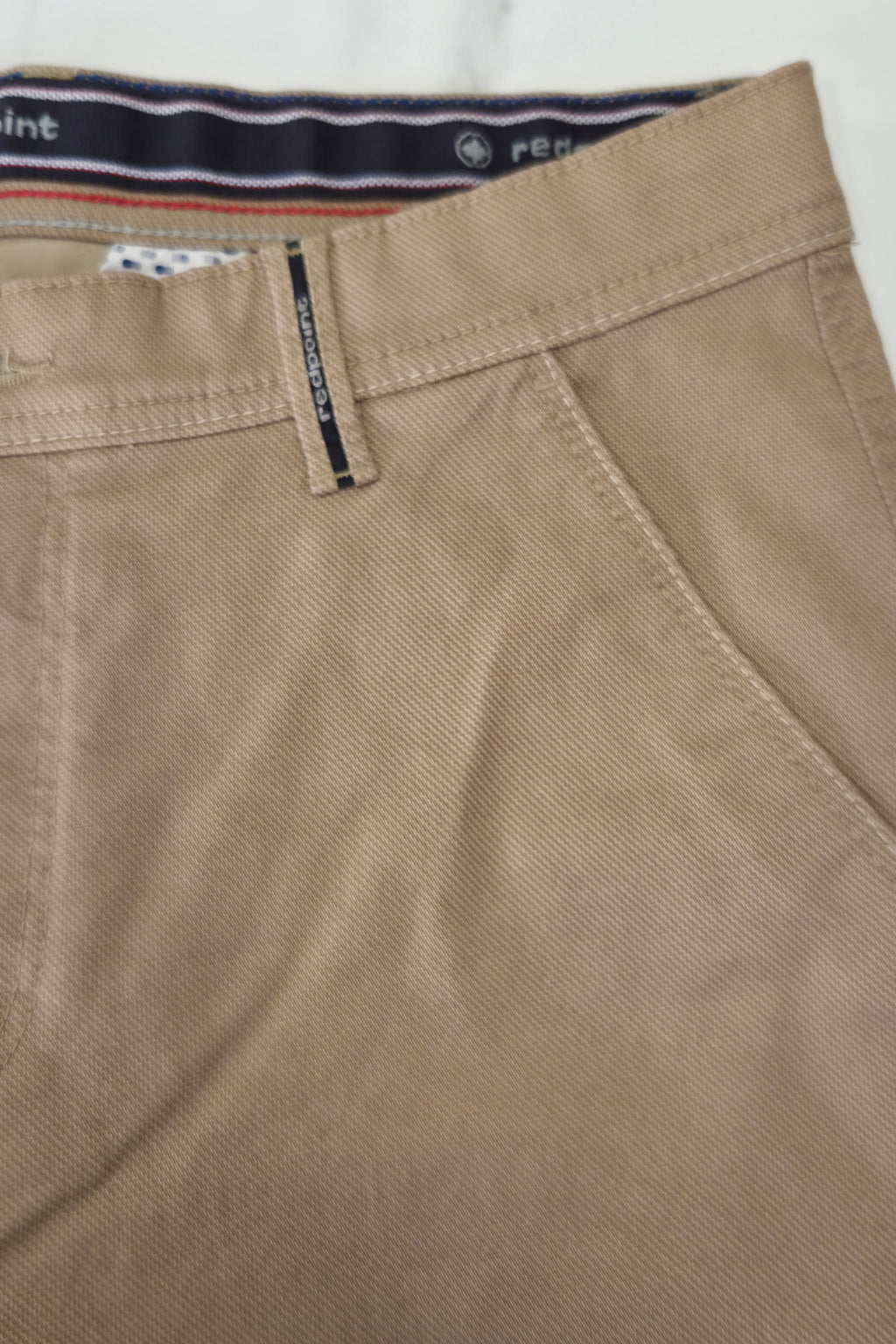 REDPOINT ODESSA RELAXED FIT CHINO  - BEIGE
