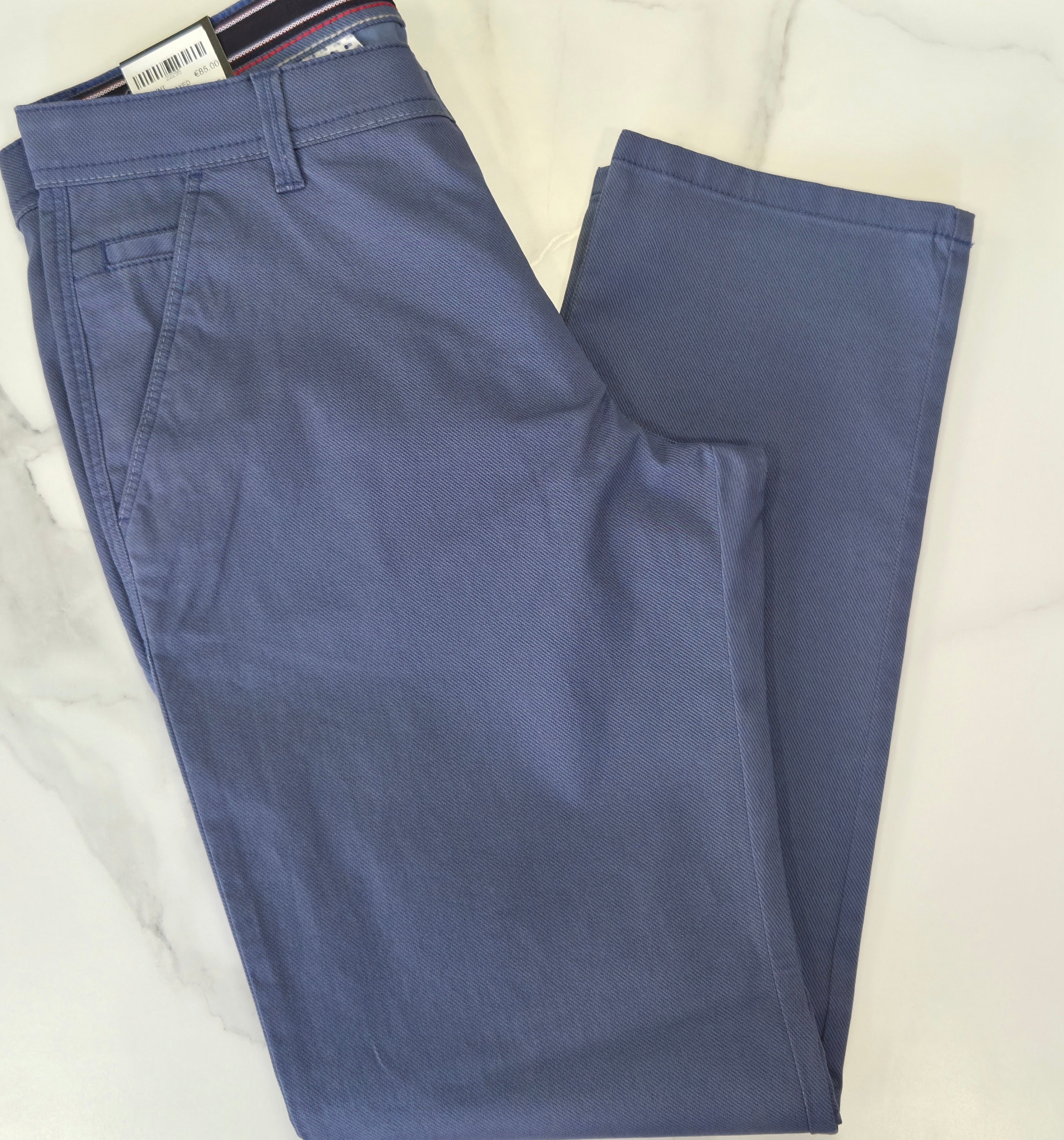 REDPOINT ODESSA RELAXED FIT CHINO  - BLUE