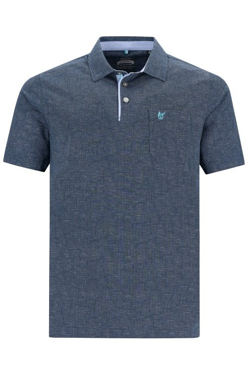 HAJO POLO SHIRT  - DENIM BLUE