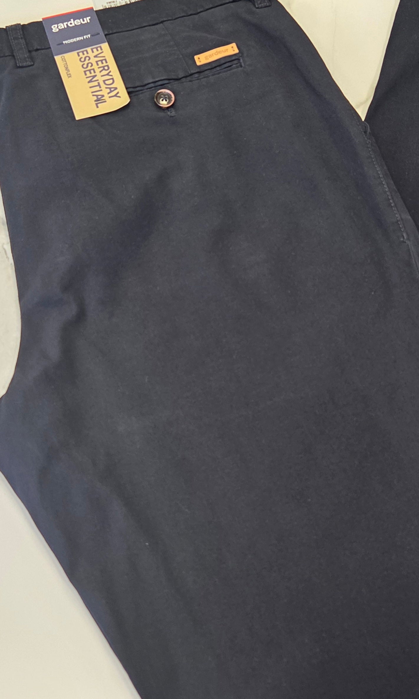 GARDEUR BENITO SLIM CHINO TROUSER (411363/1069) - NAVY