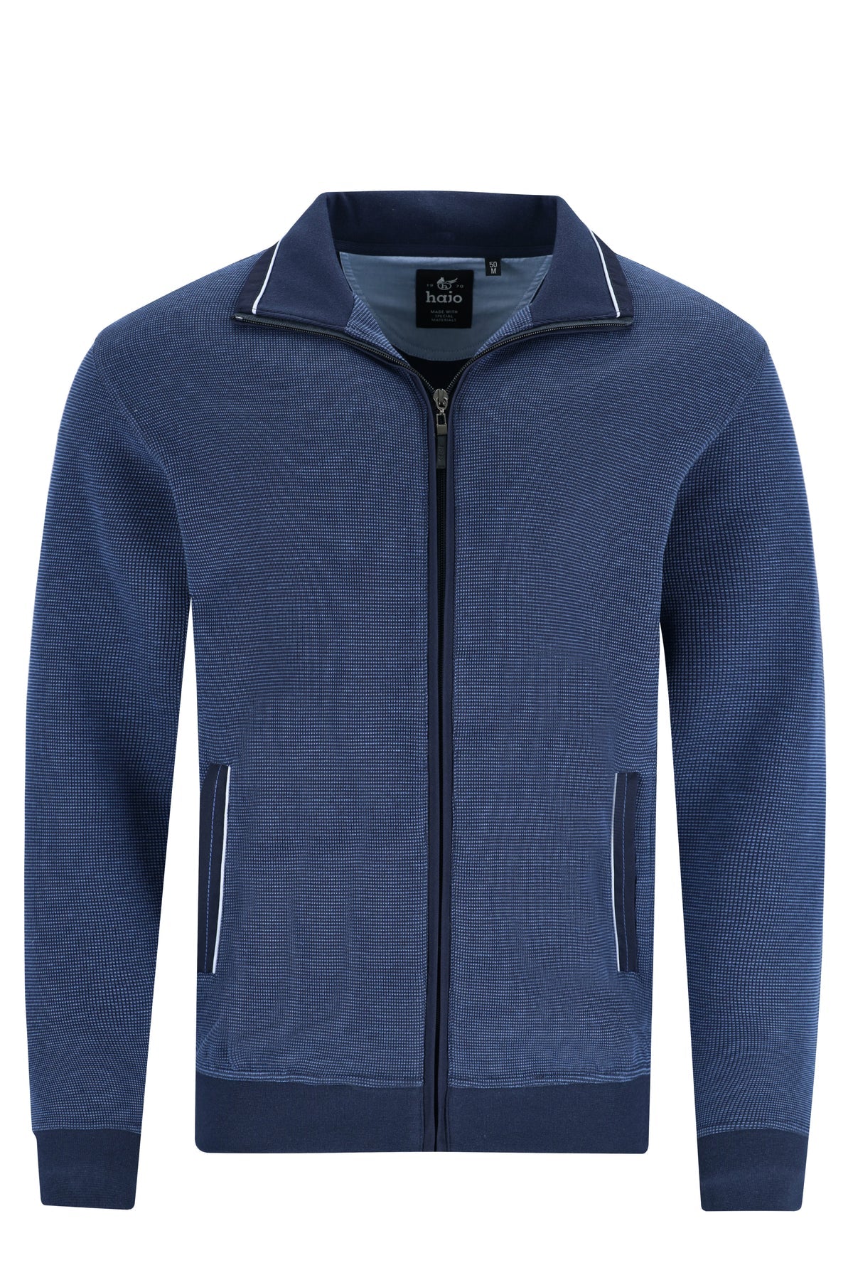 HAJO FULL ZIP SWEATSHIRT (27475/638) - BLUE