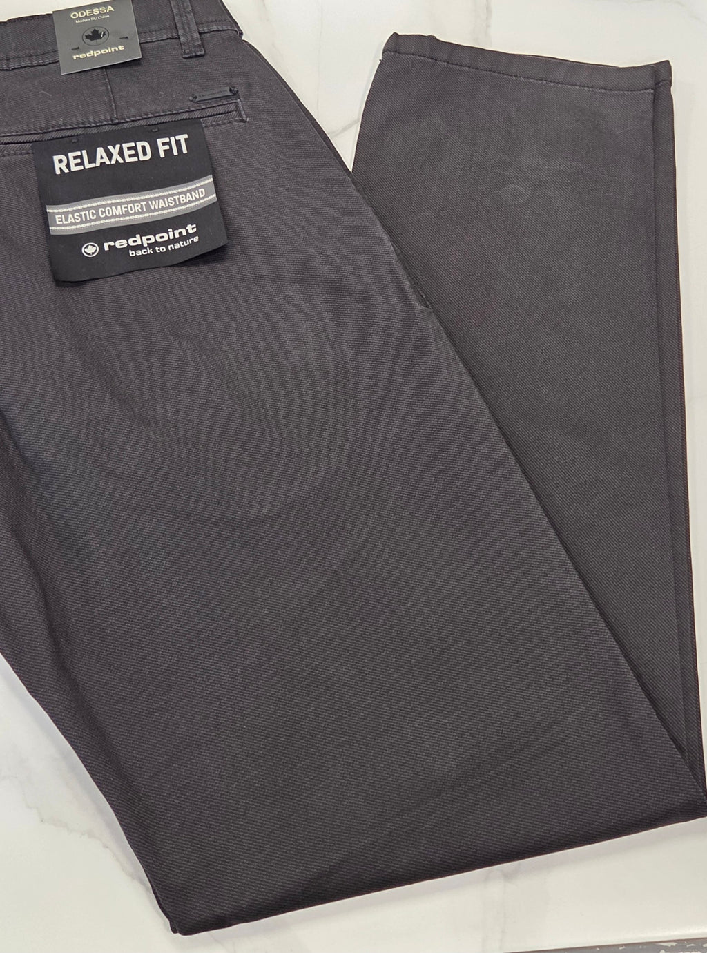 REDPOINT ODESSA RELAXED FIT CHINO (80098/7759/400-1100) -CHARCOAL