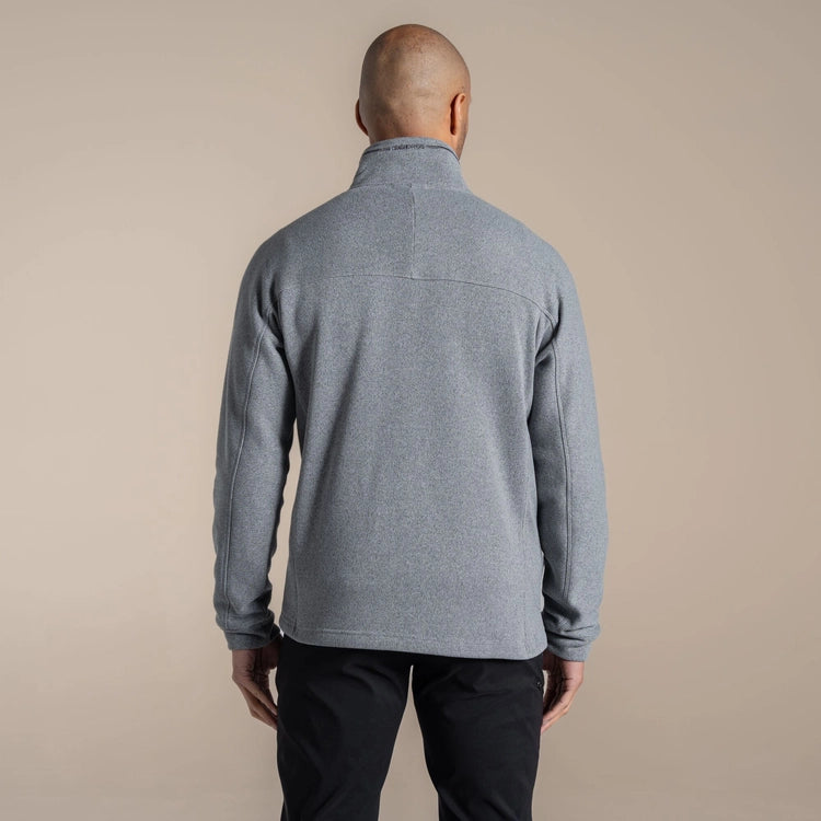 CRAGHOPPERS TORNEY 1/4 ZIP FLEECE - SILVER GREY
