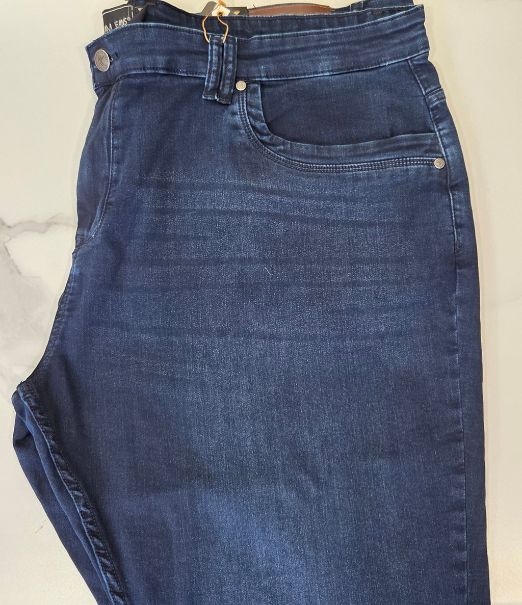 KAM JEANS PLUS SIZE 40'' UPWARDS - MID WASH