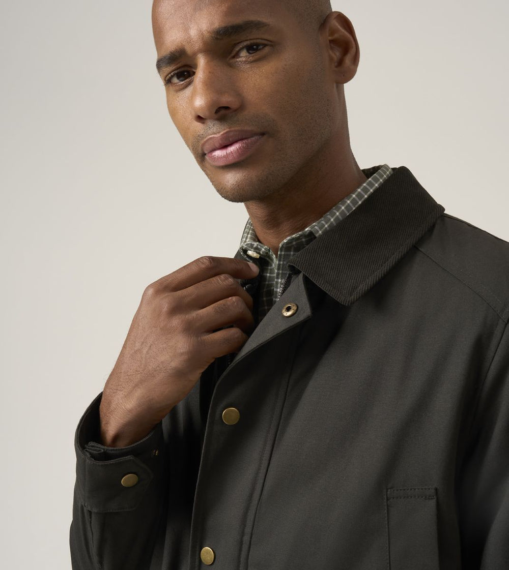 SKOPES RIBBLE WAX JACKET(MM5649) - OLIVE