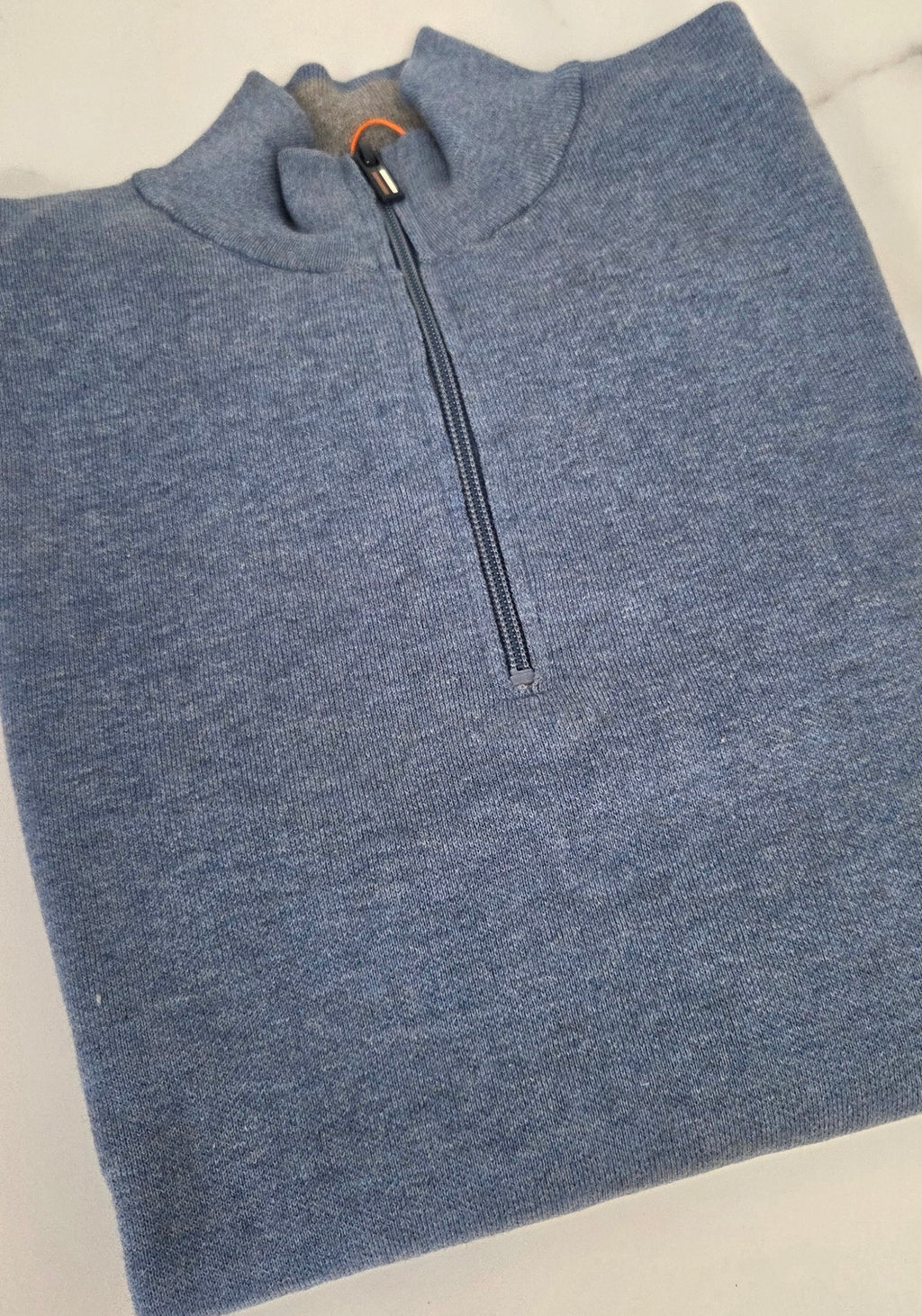 BAILEYS 1/2 ZIP KNITWEAR (628498/615) -BLUE