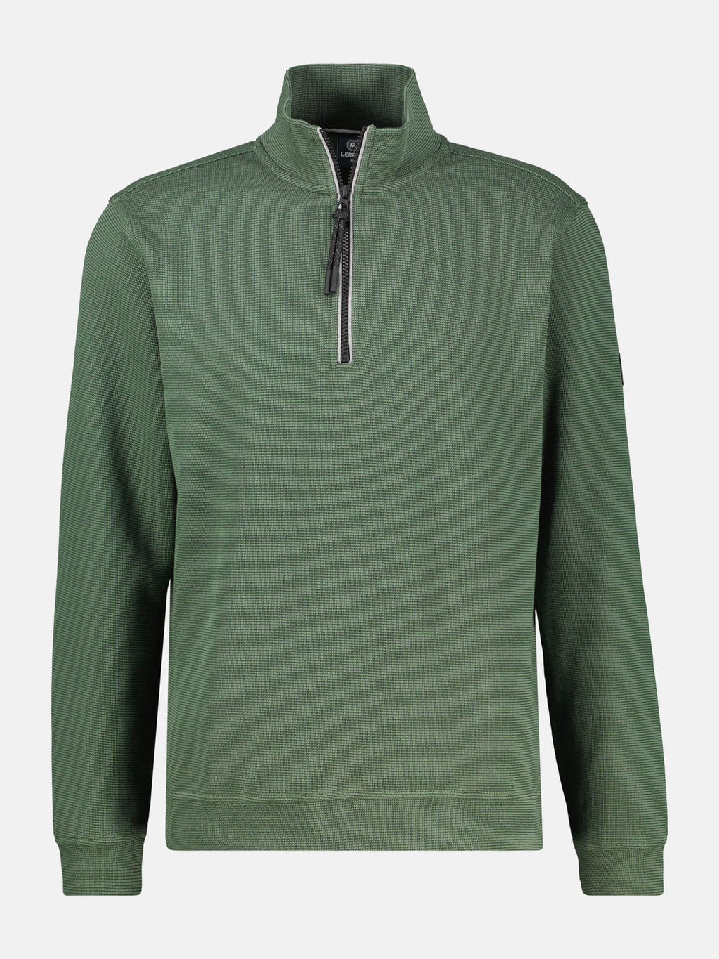 LERROS SELANIK 1/4 ZIP TROYER SWEATSHIRT - GREEN