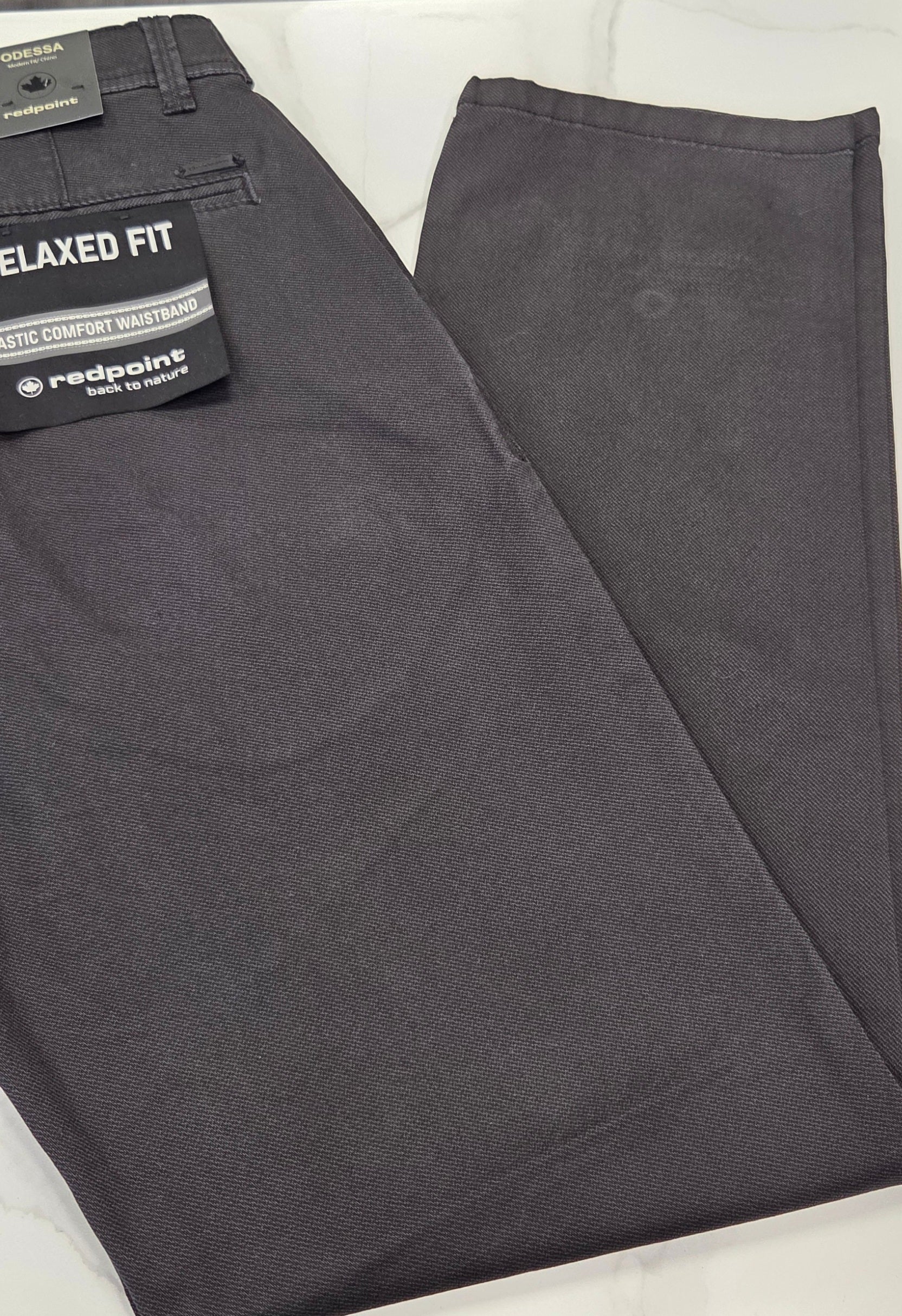 REDPOINT ODESSA RELAXED FIT CHINO (80098/7759/400-1100) -CHARCOAL