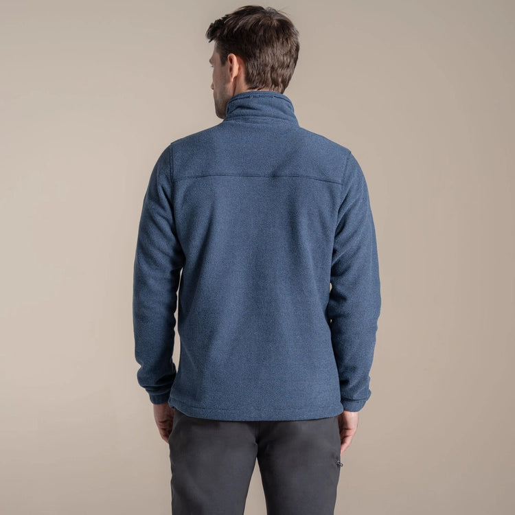 CRAGHOPPERS SOUTHER FULL ZIP FLEECE - NAVY BLUE