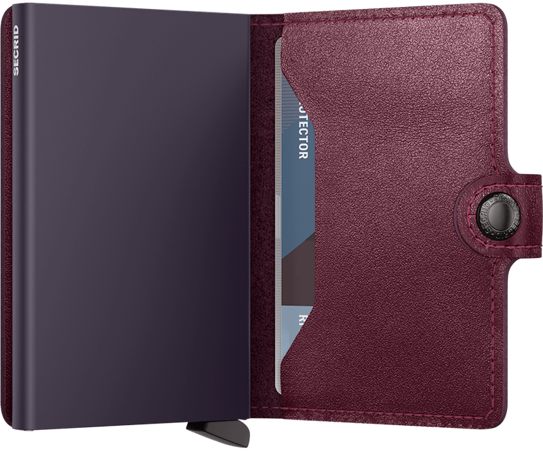 SECRID MINIWALLET ORIGINAL - CRANBERRY