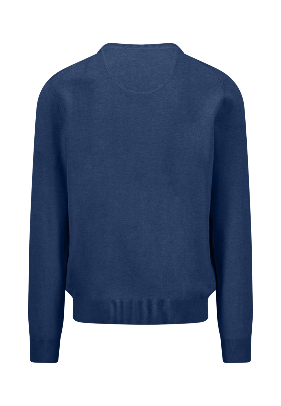 FYNCH HATTON SUPERFINE O-NECK KNITWEAR  -  MIDNIGHT