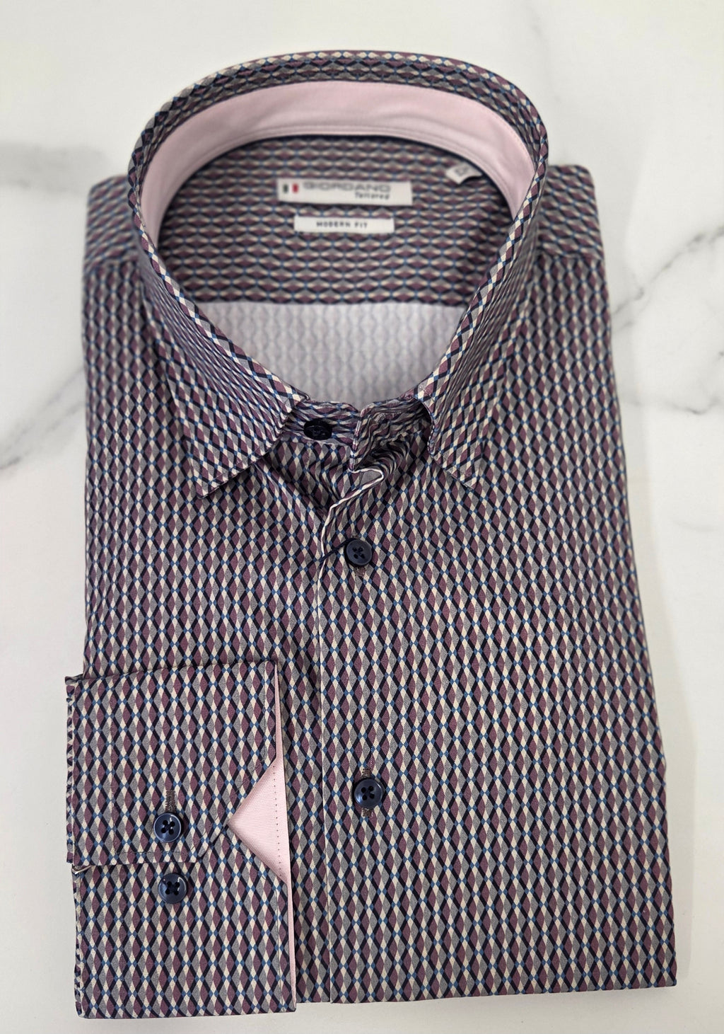 GIORDANO PATTERN L/S SHIRT (627875/50) - MULTI