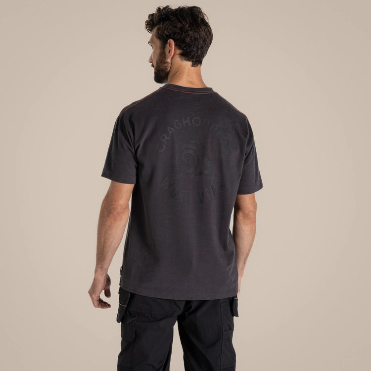 CRAGHOPPERS WAKEFIELD T-SHIRT - SLATE GREY