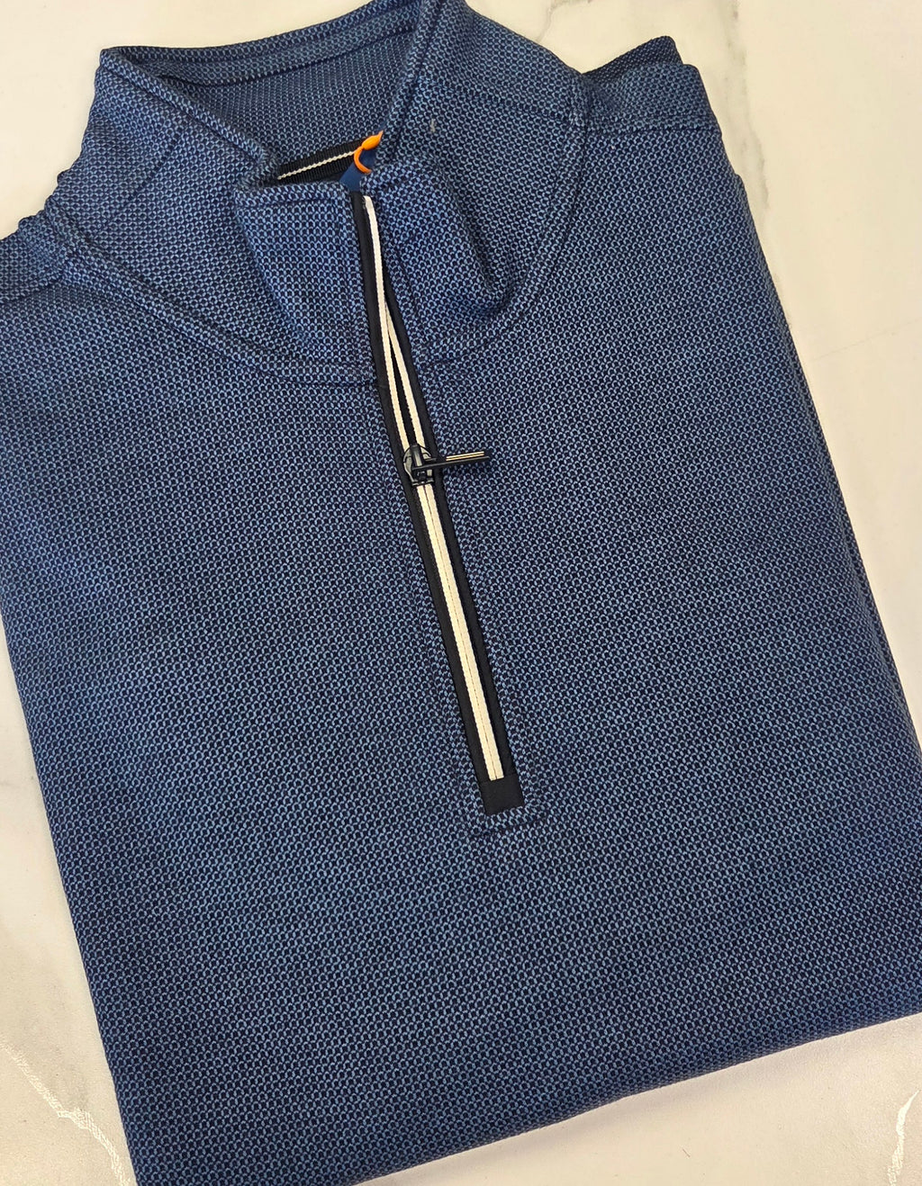 BAILEYS 1/4 ZIP SWEATSHIRT (613149/60) - NAVY BLUE