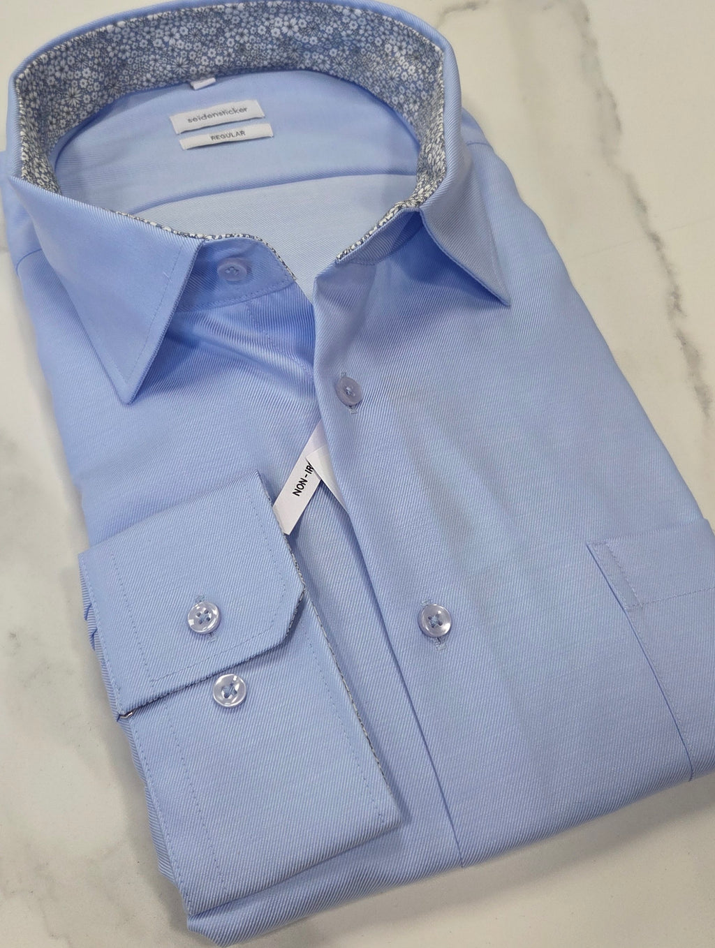 SEIDENSTICKER L/S REGULAR FIT (01.147200/11) - BABY BLUE