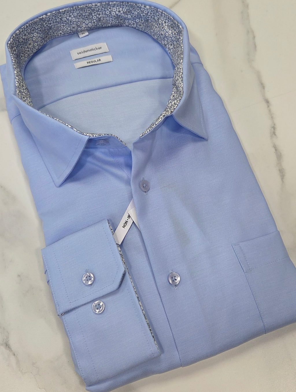 SEIDENSTICKER L/S REGULAR FIT (01.147200/11) - BABY BLUE