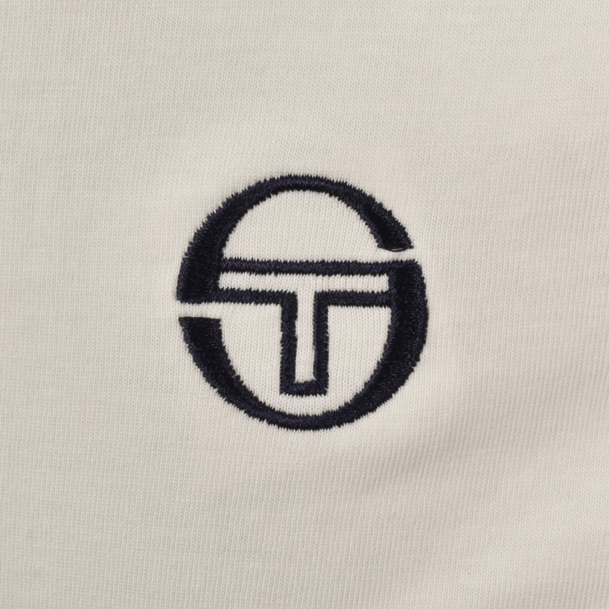 SERGIO TACCHINI LOCCHI T-SHIRT  - CREAM/TEAL