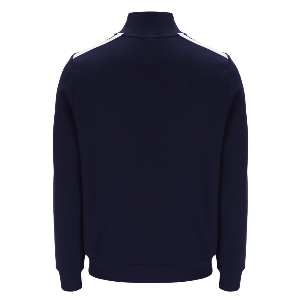 SERGIO TACCHINI LOCCHI 1/4 ZIP SWEATSHIRT  -NAVY