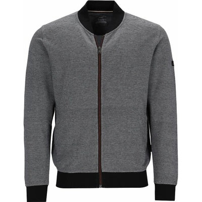 HAJO FULL ZIP PLUS SIZED 3XL -6XL (27807XXL/100) - BLACK/GREY