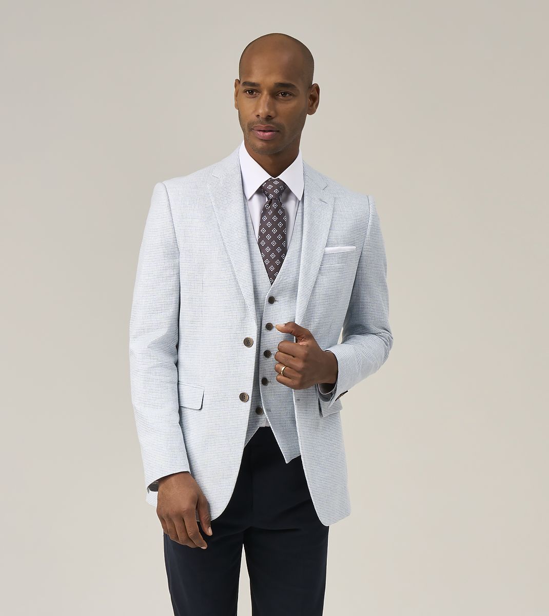 SKOPES AURELIO BLAZER (MM40126) - BLUE CHECK