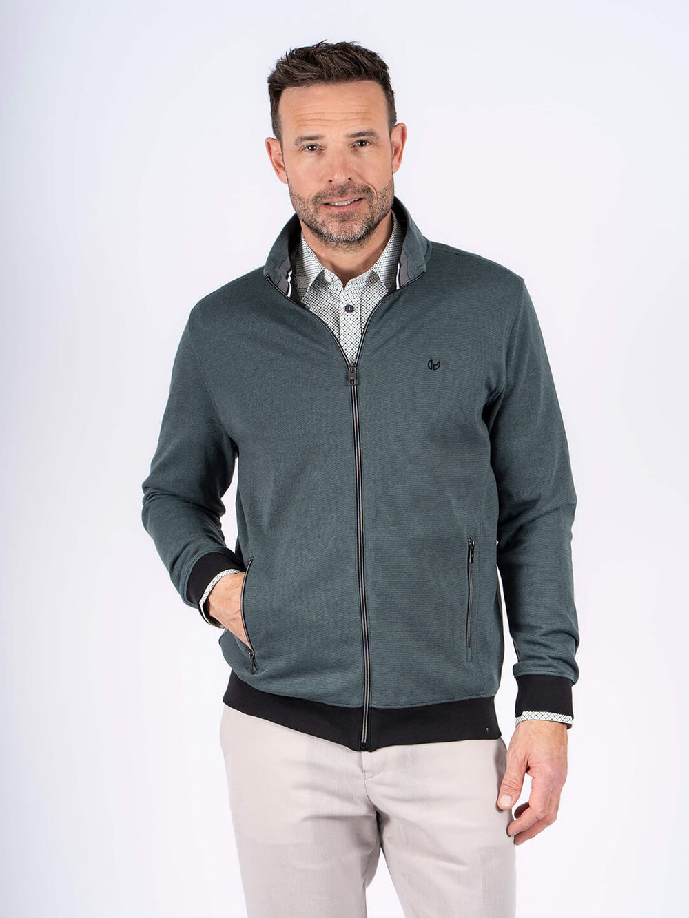 PRE END RAI FULL ZIP SWEAT - SAGE