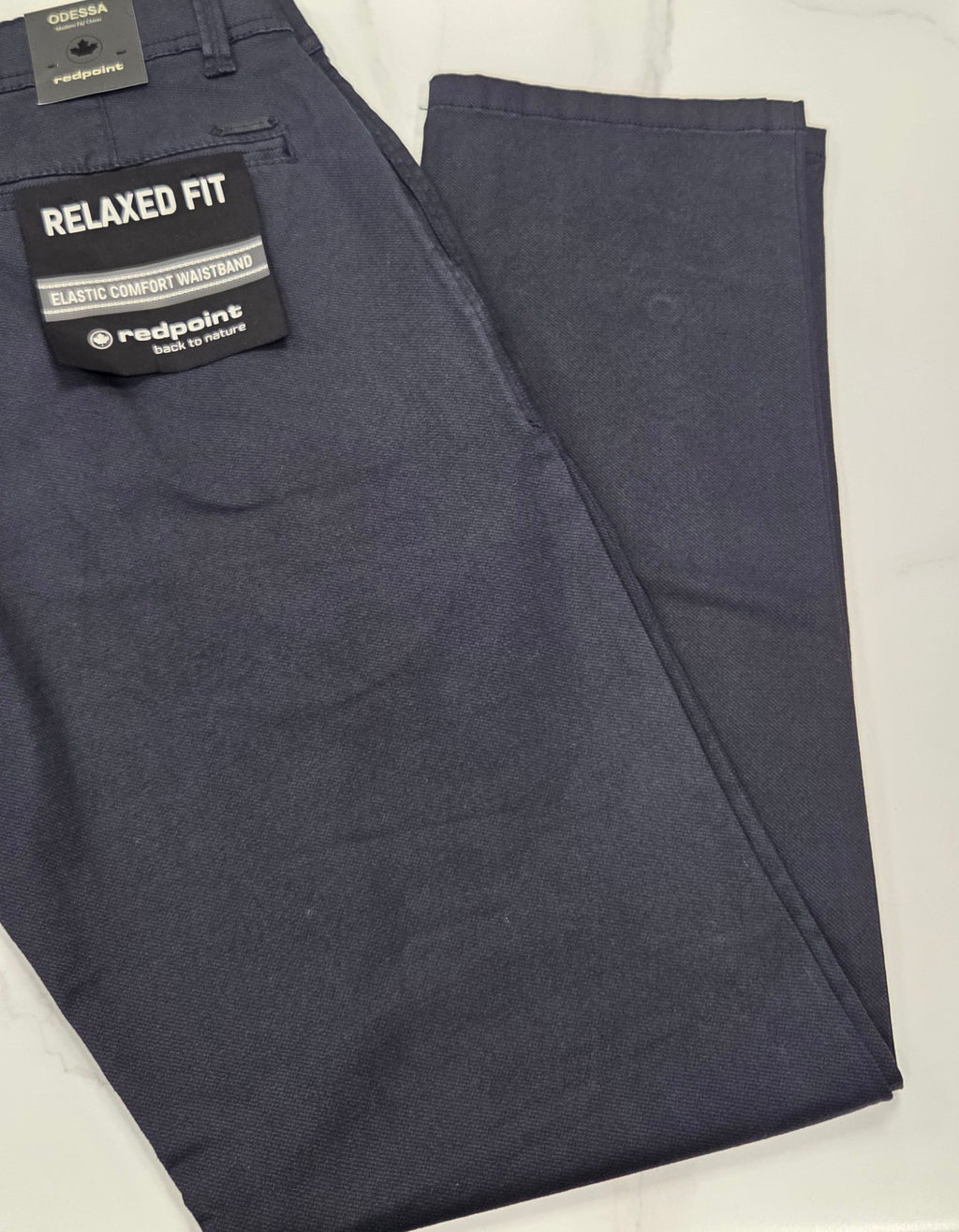 REDPOINT ODESSA RELAXED FIT CHINO - NAVY