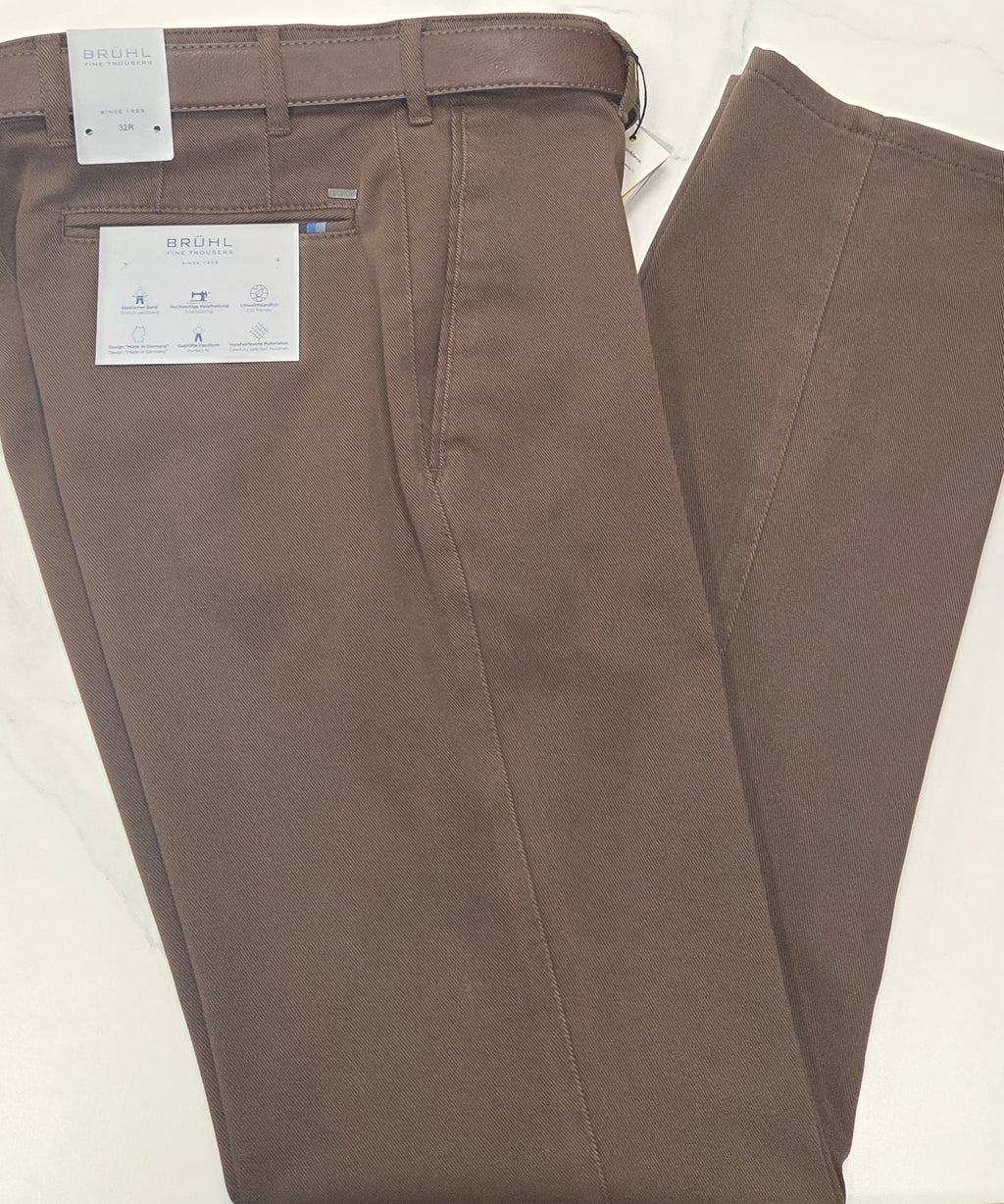 BRUHL PARMA B TROUSERS (0585-186550-092) - BROWN
